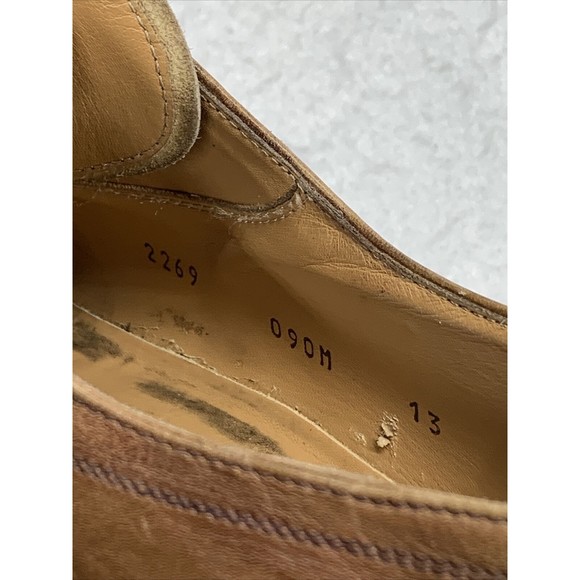 Mezlan MALTA Men’s Leather Square Toe Derby Lace Up Shoes 53911 Tan Brown 10.5M